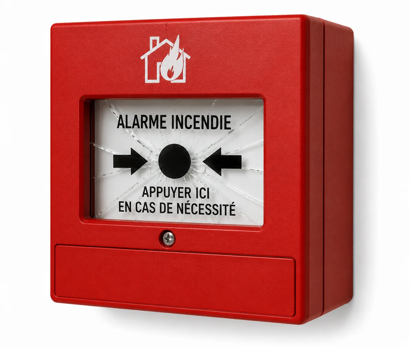 Déclencheur manuel à vitre cassable